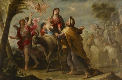 The Flight into Egypt, 1669 by Jose Moreno